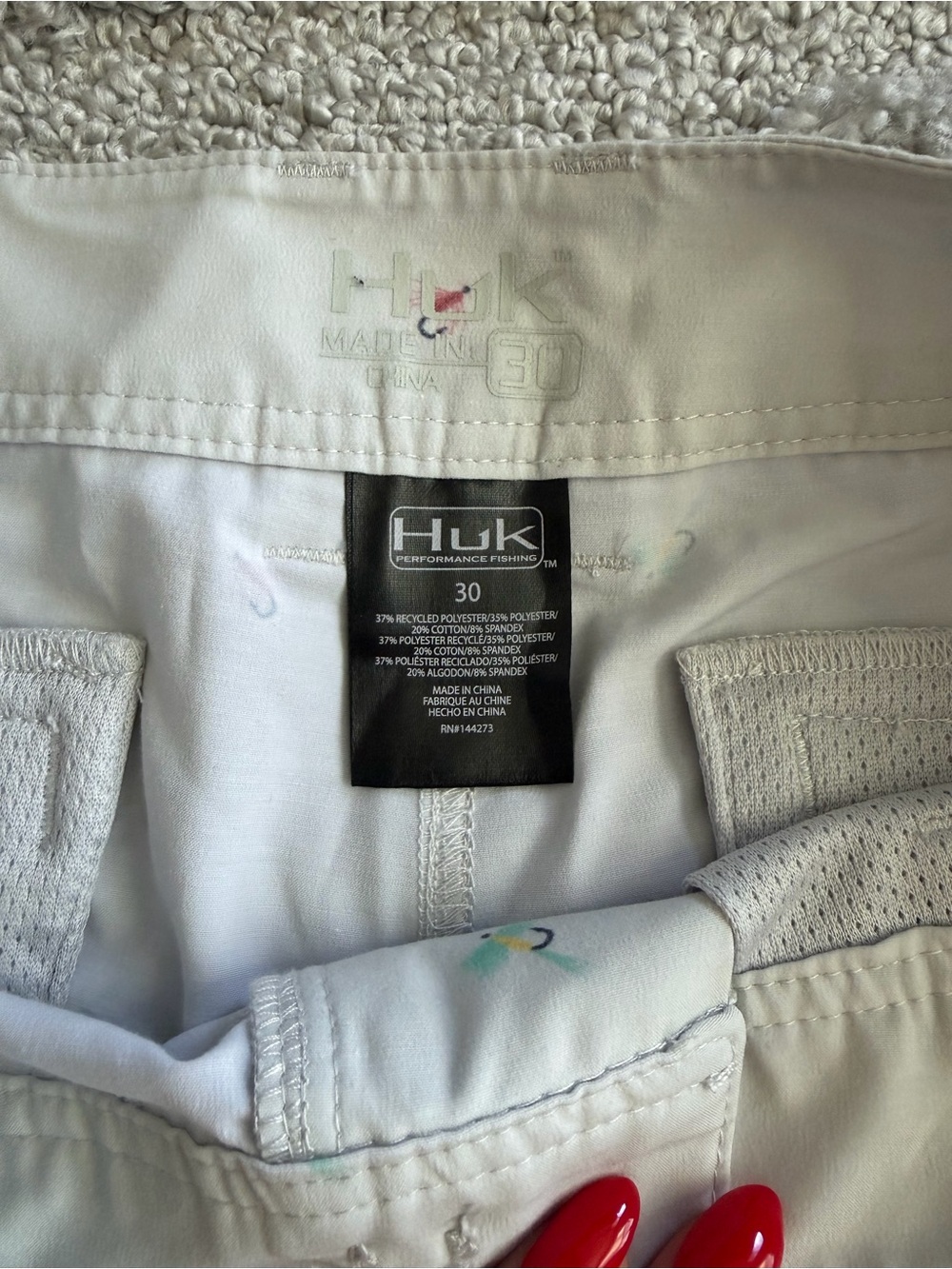 NWT Huk Men’s Size 30” Fishing Lure Shorts - Picture 6 of 7